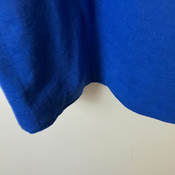 Vintage 80s 7-Eleven Ticket Quik T-Shirt M Blue Screen Stars Single Stitch - Picture 14 of 15